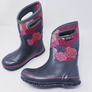 Bogs Classic Rosey Rain Boots Little Kids  Size 2Y